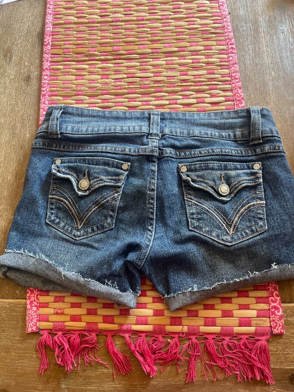 Low Rise Jean Shorts